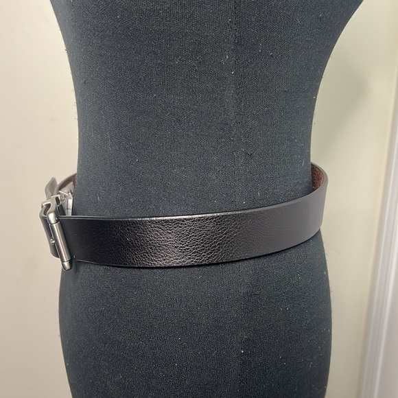 Fossil Men Leather Reversible Belt Size Waist 32 - Picture 4 of 8